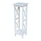 Home Accents - 36" H X Side Plant Stand in White