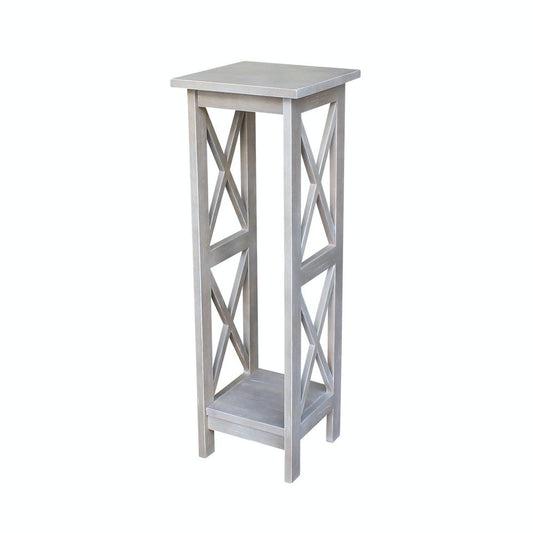 Home Accents - 36" H X Side Plant Stand in Taupe Gray