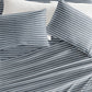 Distressed Awning Stripe 4-Piece Patterned Sheet Set