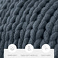 Chunky Hand-Knit Oversized Throw Blanket