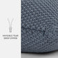 Seed Stitch Knit Acrylic Decor Throw Pillow Cover