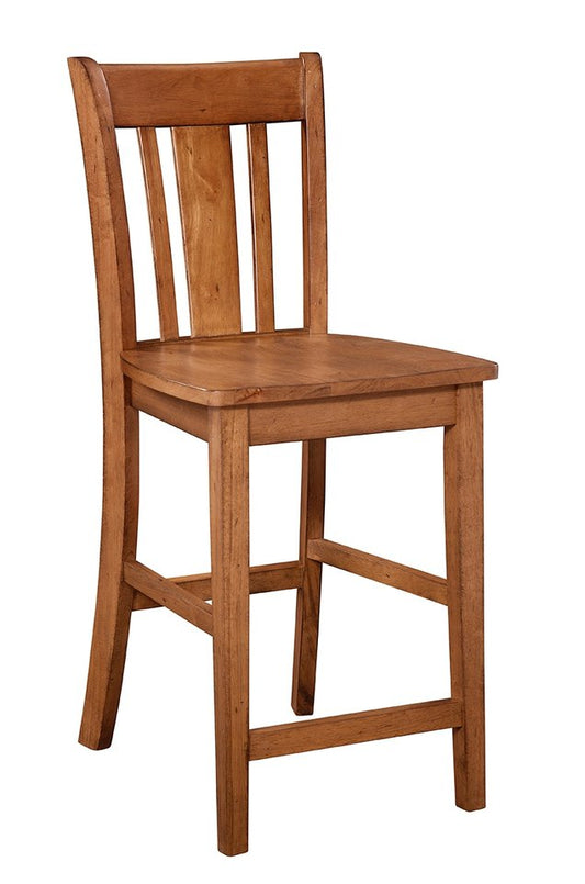 Dining Essentials - San Remo Stool in Bourbon Oak (Set of 2)