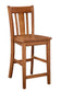 Dining Essentials - San Remo Stool in Bourbon Oak (Set of 2)