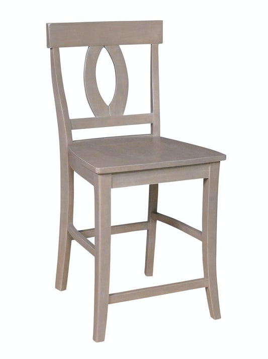 Cosmopolitan - 24" Verona Stool in Taupe Gray (Set of 2)