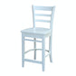 Dining Essentials - Emily Stool in Pure White (Set of 2)