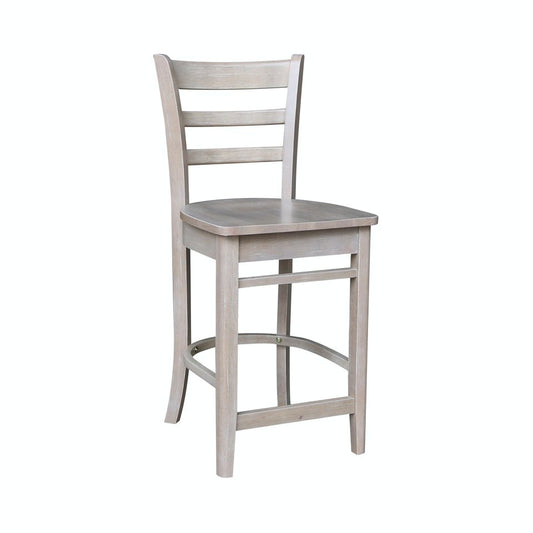 Dining Essentials - Emily Stool in Taupe Gray (Set of 2)