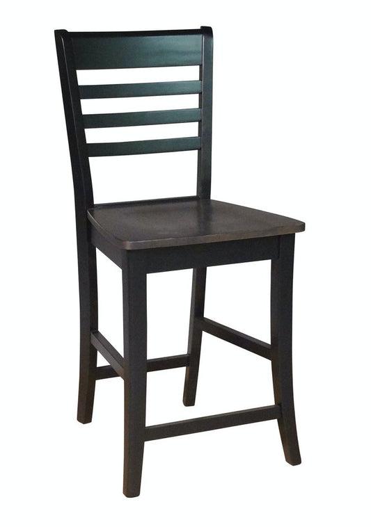 Cosmopolitan - Roma Stool in Coal & Black (Set of 2)