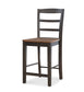 Dining Essentials - Madrid Stool in Hickory & Coal (Set of 2)