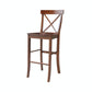 Dining Essentials - 45" H X-Back Stool in Espresso (Set of 2)