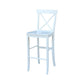 Dining Essentials - X-Back Stool in Pure White (Set of 2)