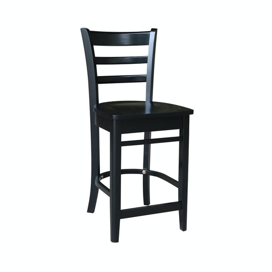 Dining Essentials - Emily Stool in Black (Set of 2)