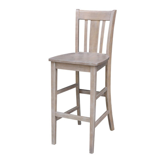 Dining Essentials - 45" H San Remo Stool in Taupe Gray (Set of 2)