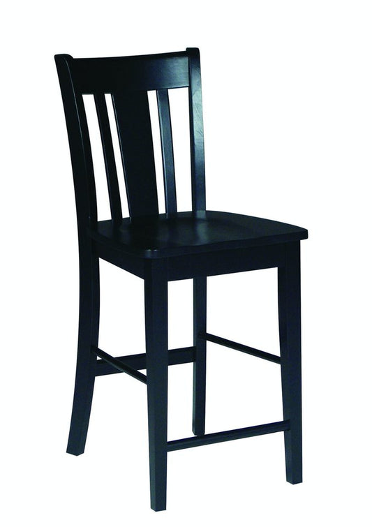 Dining Essentials - San Remo Stool in Black (Set of 2)