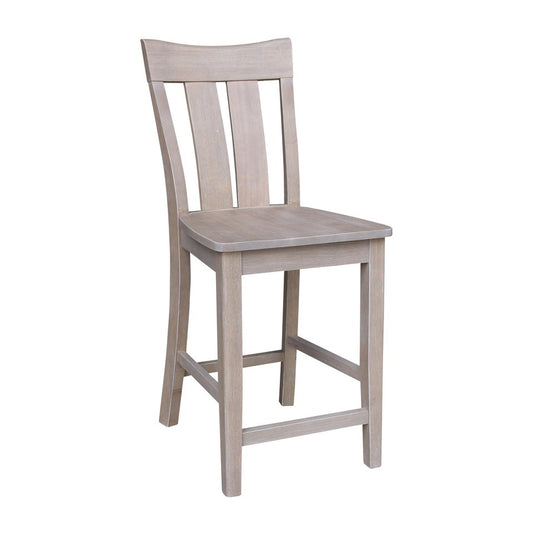 Cosmopolitan - 24" Ava Stool in Taupe Gray (Set of 2)
