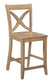Cosmopolitan - 24" H Salerno Stool in Honey