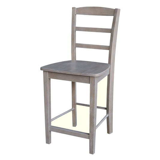 Dining Essentials - Madrid Stool in Taupe Gray (Set of 2)