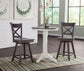 Dining Essentials - 41" H Charlotte Swivel Stool in Heather Gray