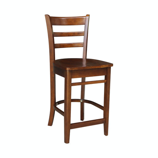 Dining Essentials - Emily Stool in Espresso (Set of 2)