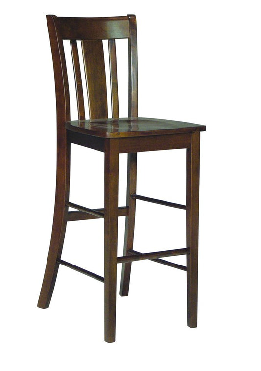 Dining Essentials - 45" H San Remo Stool in Espresso (Set of 2)