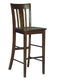 Dining Essentials - 45" H San Remo Stool in Espresso (Set of 2)