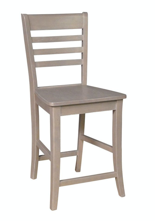 Cosmopolitan - 24" Roma Stool in Taupe Gray (Set of 2)