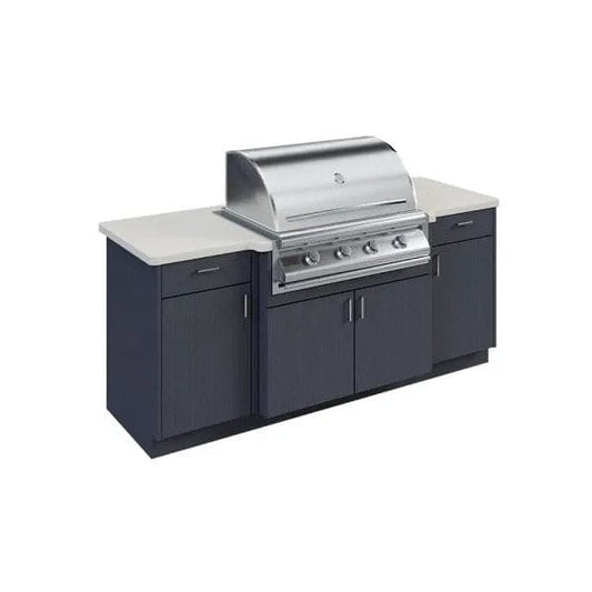 OPEN AIR OUTDOOR KITCHENS - STRAIGHT RUN (2 PREP AREAS)