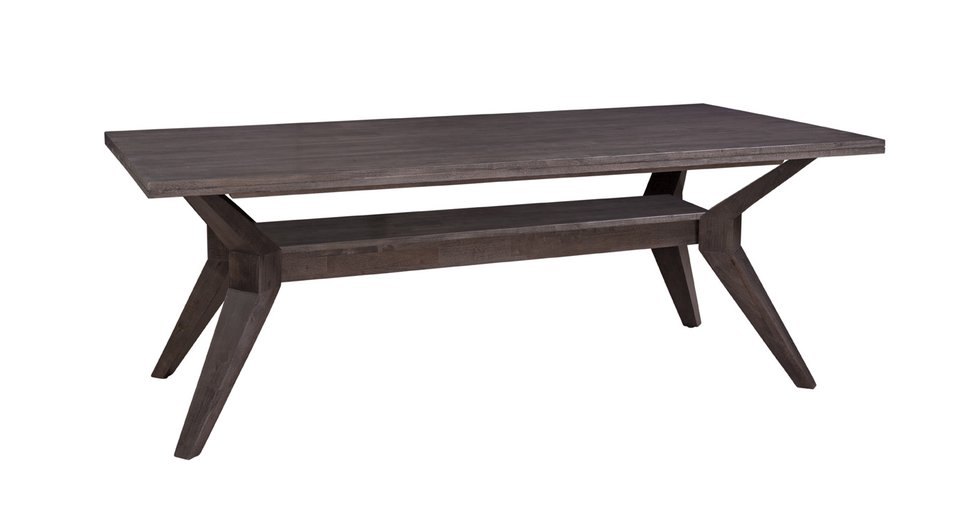 SoMa - Dane Solid Table Top & Base in Coal