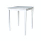 Dining Essentials - 30" Square Table w/ 36" Shaker Legs in Pure White