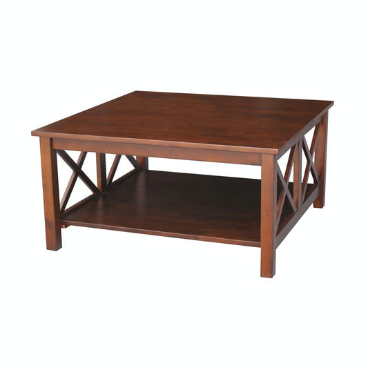 Home Accents - Square Coffee Table in Espresso
