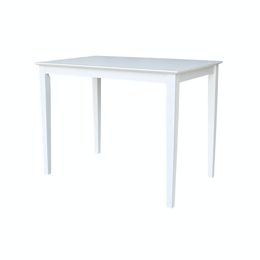 Dining Essentials - Rectangular Table w/ 36" Shaker Legs in Pure White