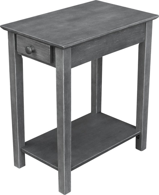 Destinations - Narrow End Table in Heather Gray