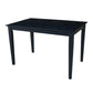 Dining Essentials - Rectangular Table Top w/ 30" Shaker Legs in Black