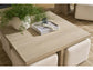 Universal - Oasis-Coastal Living Home Dockside Cocktail Table with Ottomans