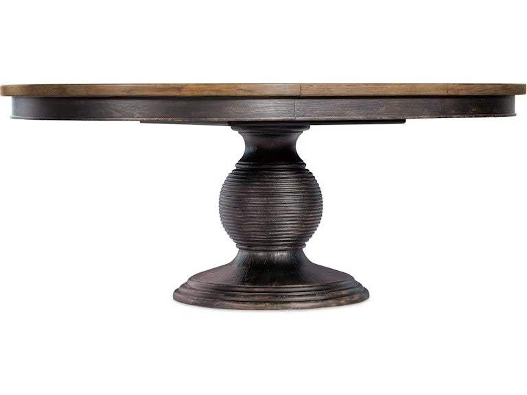 Hooker Furniture - Casual Dining Americana Round Pedestal Dining Table w/1-22in leaf