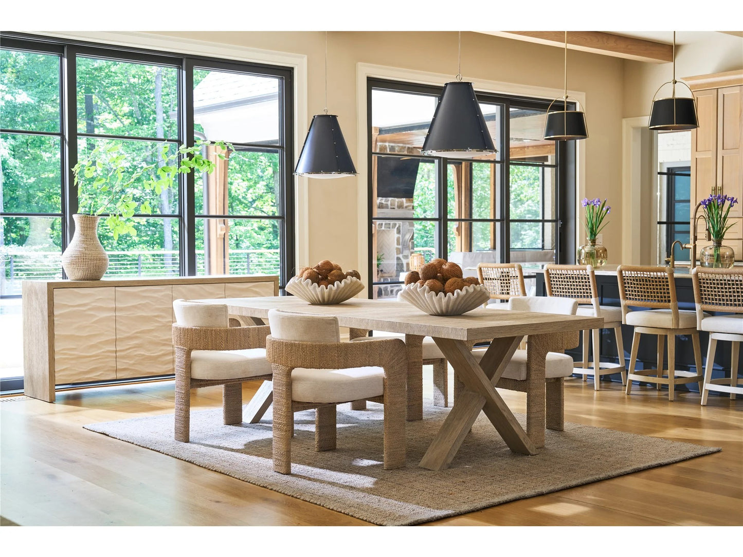 Universal - Oasis-Coastal Living Home Dockside Dining Table