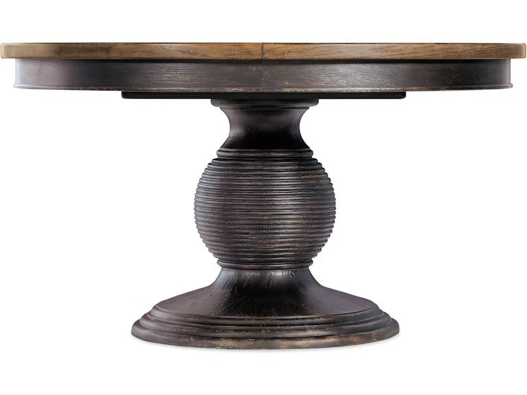 Hooker Furniture - Casual Dining Americana Round Pedestal Dining Table w/1-22in leaf