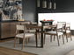 Universal - Mist & Veil-Modern Haze Dining Table