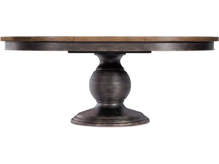 Hooker Furniture - Casual Dining Americana Round Pedestal Dining Table w/1-22in leaf