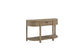 Trilogy - Toffee Curved 1 Drawer Console Table