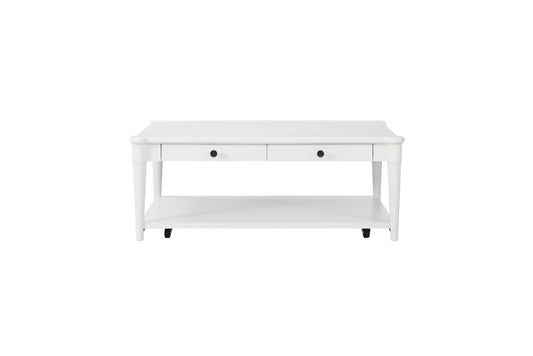 Citrus Heights - Cocktail Table with Caster - White
