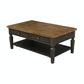Home Accents - Vista Coffee Table in Hickory & Coal
