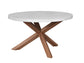 PARKS: Outdoor Living - Shenandoah Round Dining Table in White