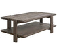 Universal - Sable & Desert-Modern Sable & Stone Cocktail Table
