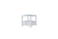 Pleasant Hill - Ivory End Table with Matte Glass Top