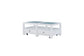 Pleasant Hill - Ivory Cocktail Table with Matte Glass Top