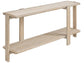 Universal - Sable & Desert-Modern Desert Console Table