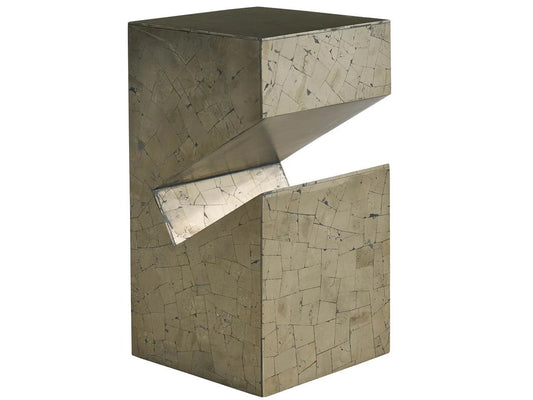 Universal - Sable & Desert-Modern Pyrite Side Table