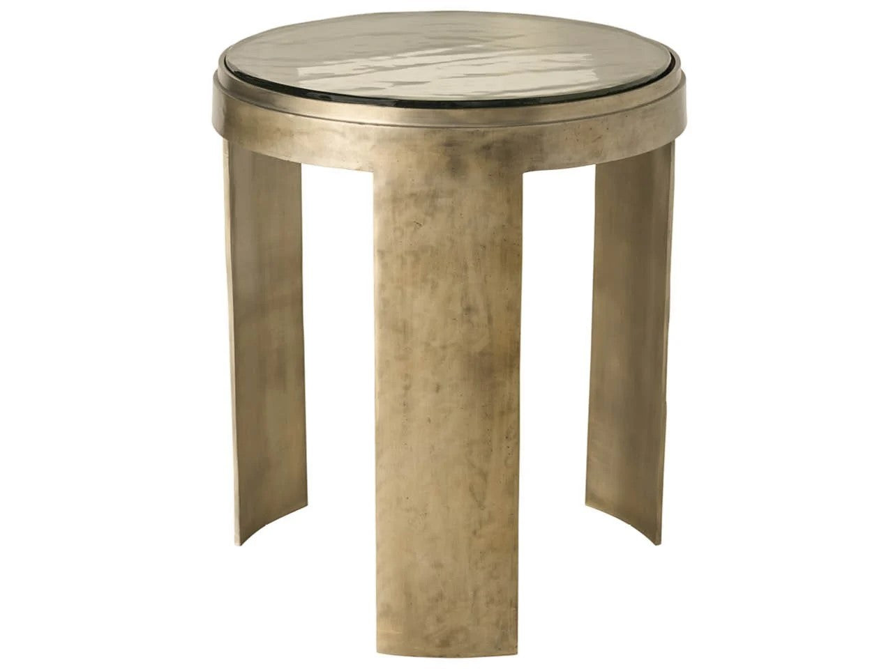 Universal - Mist & Veil-Modern Nuvola Round End Table