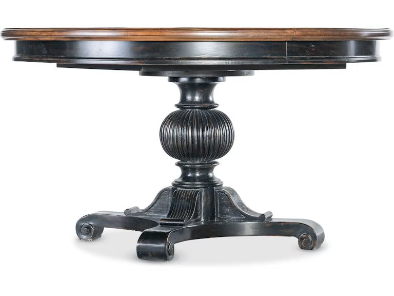Hooker Furniture - Casual Dining Charleston Round Pedestal Dining Table w/1-20in leaf