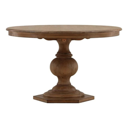 Padilla Dining Table Brown Wash 48"